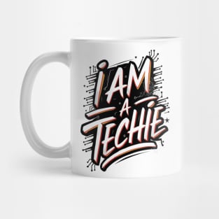 Techie Vibes: Typography T-shirt Mug